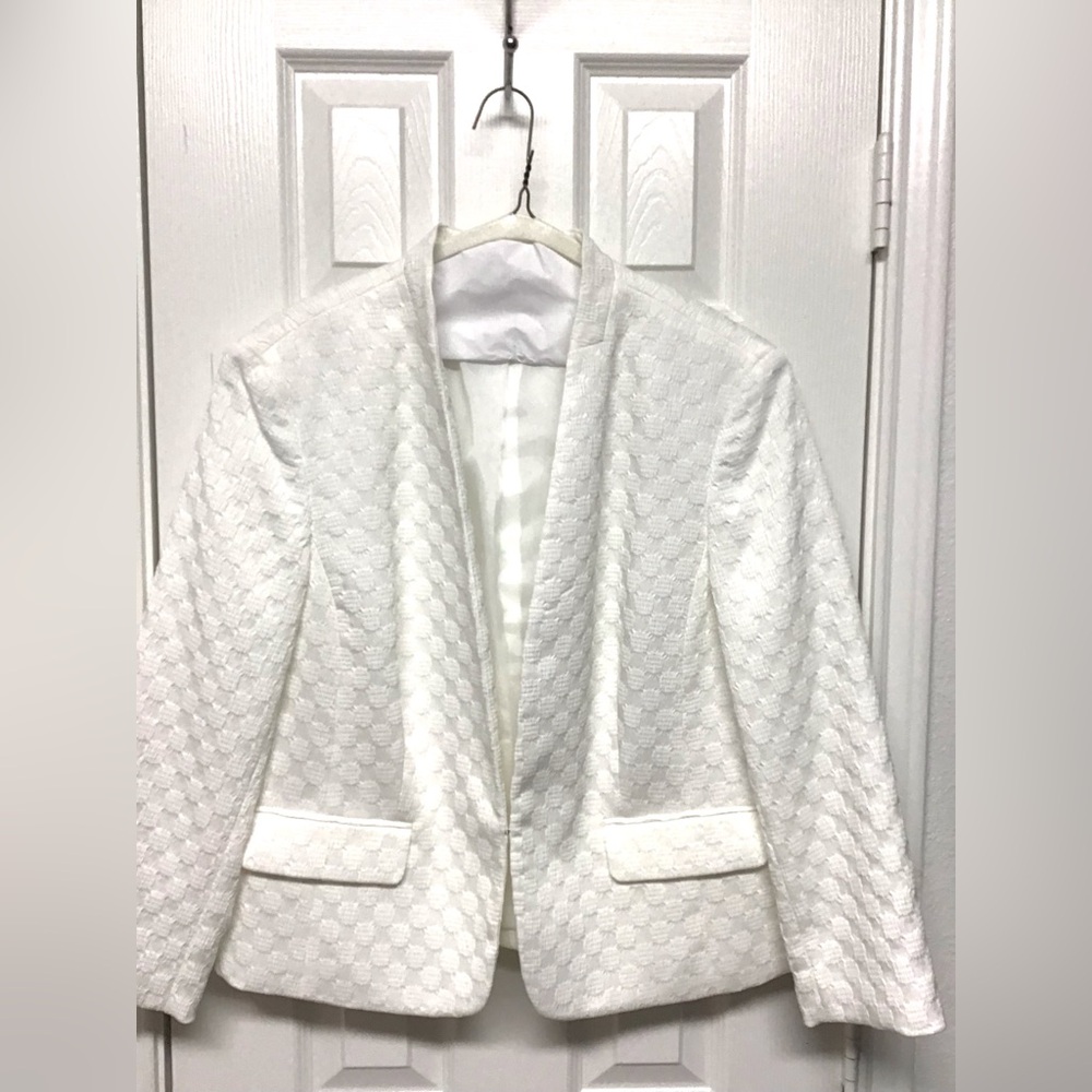 Size 16 Evan Picone White Blazer
